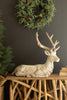 Faux concrete deer. 