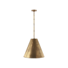OPEN BOX - Goodman Medium Hanging Light, Hand Rubbed Antique Brass