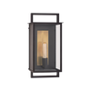 OPEN BOX - Halle Medium Wall Lantern, Aged Iron w/Clear Glass