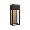 OPEN BOX - Irvine Medium 3/4 Wall Lantern, Bronze w/Clear Glass