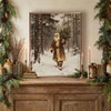 Santa and the Christmas Tree Art, 16x20